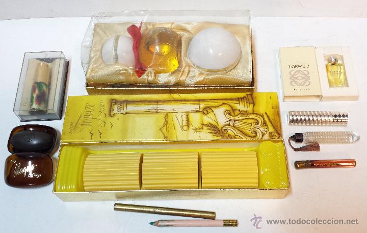 Miniaturas de perfumes antiguos: LOTE PERFUMERIA MAS OBSEQUIO. VER DESCRIPCION.