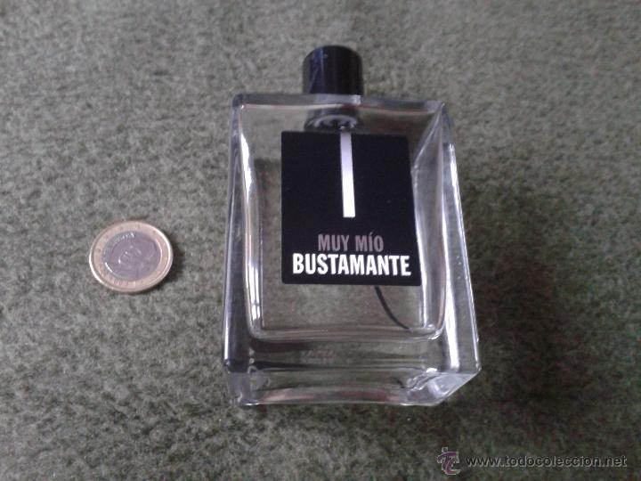 Miniaturas de perfumes antigos: BOTE FRASCO CRISTAL VACIO DE COLONIA PERFUME MARCA BUSTAMANTE MUY MIO TENGO MAS BOTES VER LOTES