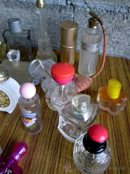 Miniaturas de perfumes antiguos: Lote de 21 perfumeros - Foto 4
