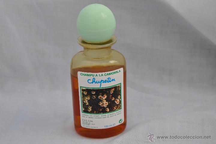 Miniaturas de perfumes antiguos: Chupetin Champu a la camomila a&ntilde;os 80