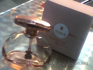 Miniaturas de perfumes antigos: Frasco de colonia Tous Sensual Touch en su caja original con osito. Frasquito vaporizador 100 ml