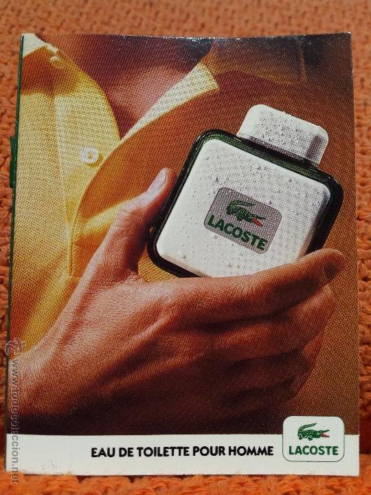 Miniaturas de perfumes antigos: MUESTRA MINIATURA COLONIA LACOSTE