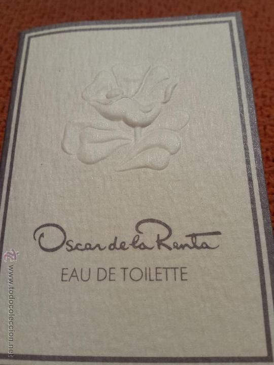 Miniaturas de perfumes antigos: MUESTRA MINIATURA COLONIA OSCAR DE LA RENTA