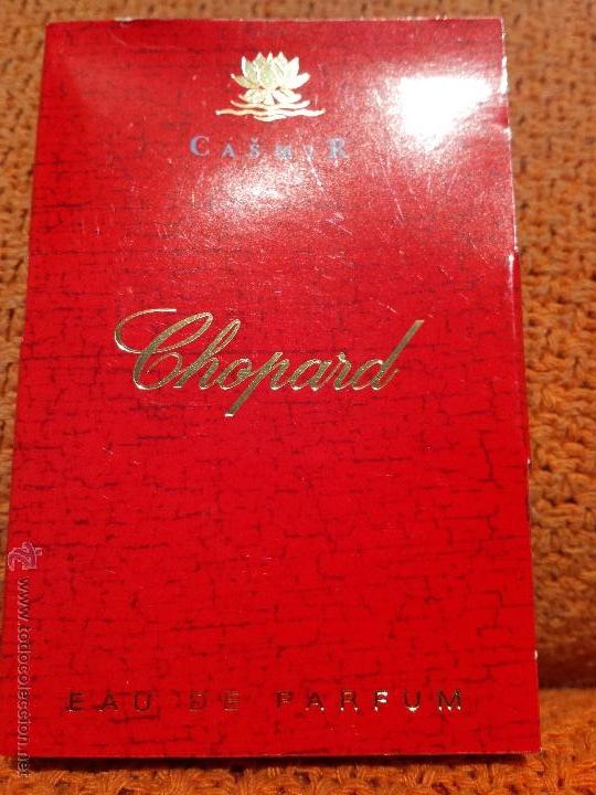 Miniaturas de perfumes antigos: MUESTRA MINIATURA COLONIA CHOPAR CASMIR