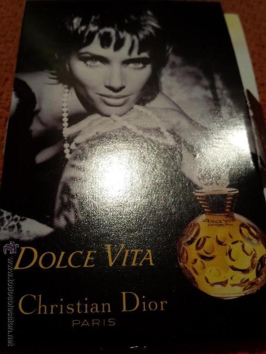 Miniaturas de perfumes antigos: MUESTRA MINIATURA COLONIA DOLCE VITA CHRISTIAN DIOR