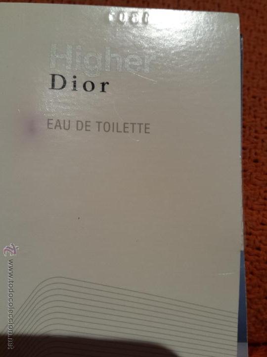 Miniaturas de perfumes antigos: MUESTRA MINIATURA COLONIA HIGHER DIOR