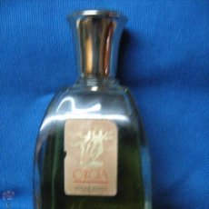 Miniaturas de perfumes antiguos: PERFUME ORGIA DE MIRURGIA, EL BOTE MIDE 11 CM CREO QUE ES DE 100 ML. Lote 53969898