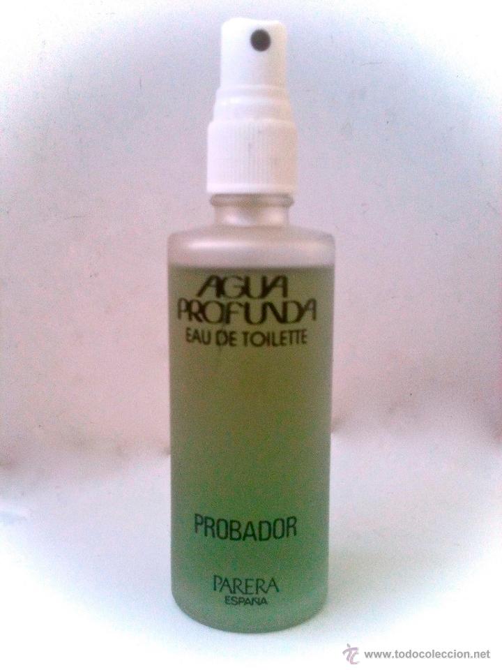 Miniaturas de perfumes antigos: AGUA PROFUNDA DE PARERA. EAU DE TOILETTE . 75 ML Aprox.