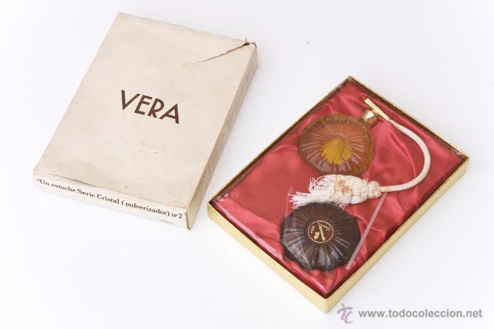 &Eacute;chantillons de parfums anciens: Perfume Lavanda 74 Vera. Estuche perfume y jab&oacute;n.