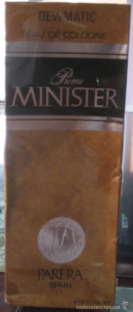 Miniaturas de perfumes antigos: PARERA EAU DE COLOGNE PRIME MINISTER DESCATALOGADA 180 CC // 6 1/8 FL.OZ . A ESTRENAR