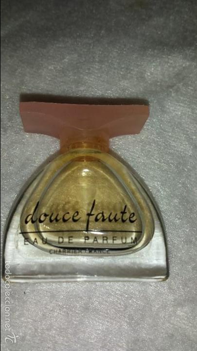 Miniaturas de perfumes antiguos: MINIATURA DE PERFUME DOUCE FAUTE CHARRIER - Foto 1