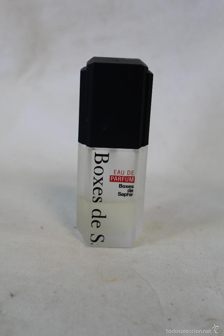 Miniaturas de perfumes antiguos: botella perfume boxes de saphir - Foto 1
