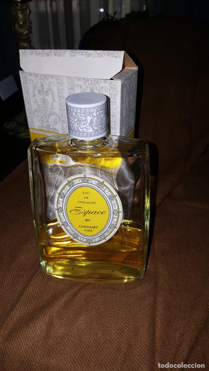 Miniaturas de perfumes antiguos: excepcional botella de perfume ESPACE - Foto 2