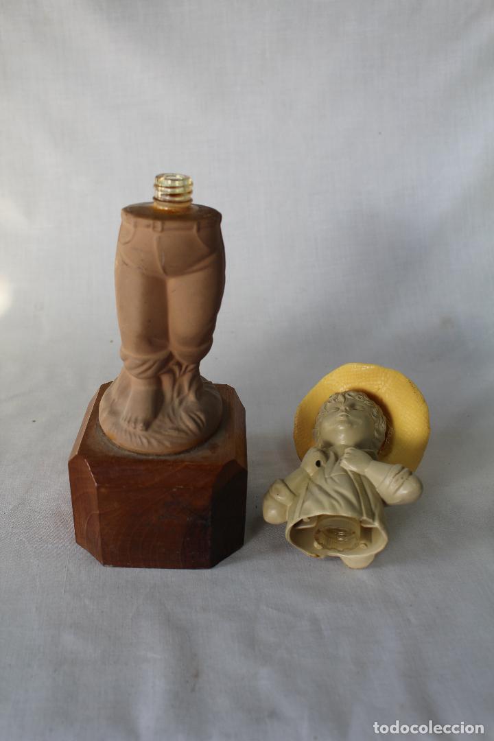 Miniaturas de perfumes antiguos: BOTELLA DE COLONIA CON FORMA DE NI&Ntilde;O - Foto 5