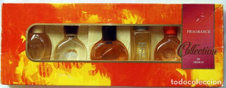 Miniaturas de perfumes antigos: Estuche con 5 Perfumes Fragrance Collection