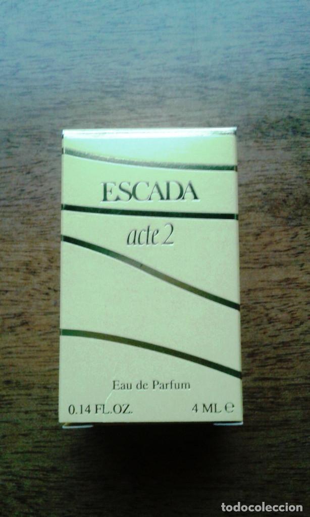 Miniaturen von alten Parf&uuml;men: MINIATURA DE PERFUME SCADA ACTE 2 4 ML. EAU DE PARFUM. [NUEVO]