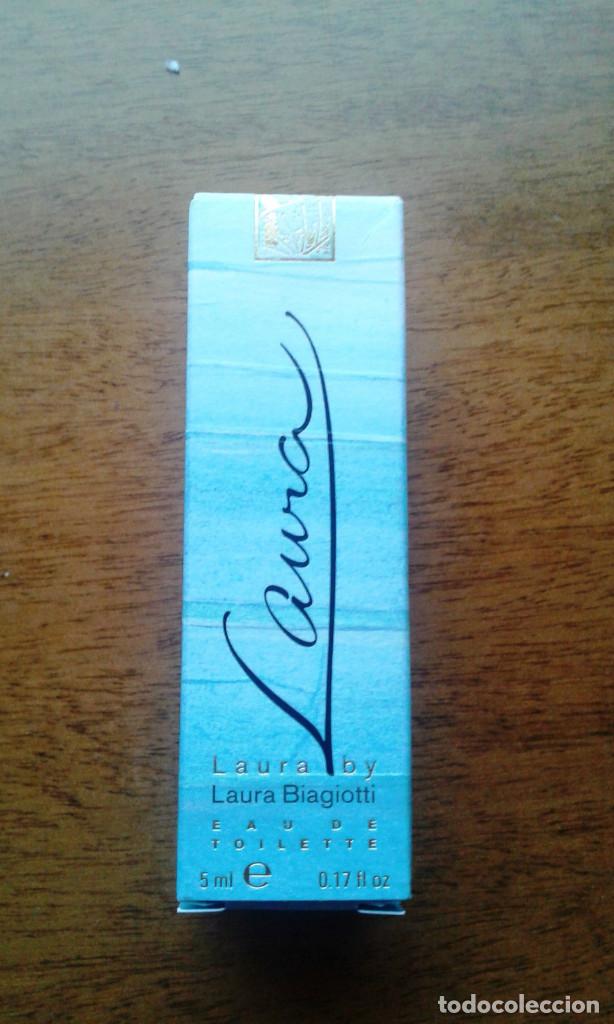 Miniaturen von alten Parf&uuml;men: MINIATURA DE PERFUME LAURA BY LAURA BIAGIOTTI,5 ML. EAU DE TOILETTE. [NUEVO]