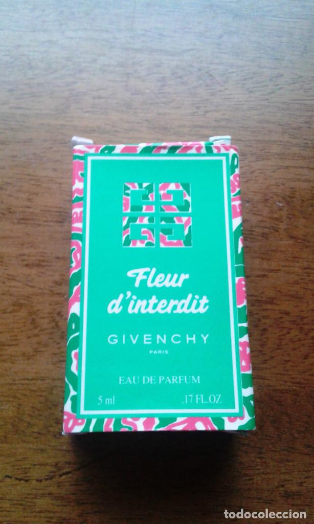 Miniaturen von alten Parf&uuml;men: MINIATURA DE PERFUME FLEUR D&acute;INTERDIT GIVENCHI PARIS 5 ML. EAU DE PARFUM [NUEVO]