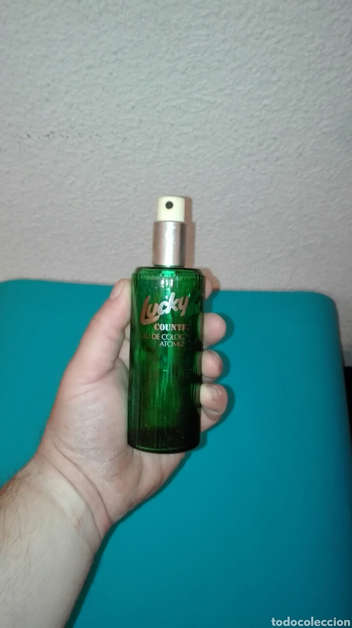 Miniaturas de perfumes antigos: Atomizador colonia LUCKY vintage