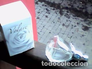 Miniaturas de perfumes antigos: Precioso frasco de perfume en forma de rosa volare forever - oriflame - 50ml