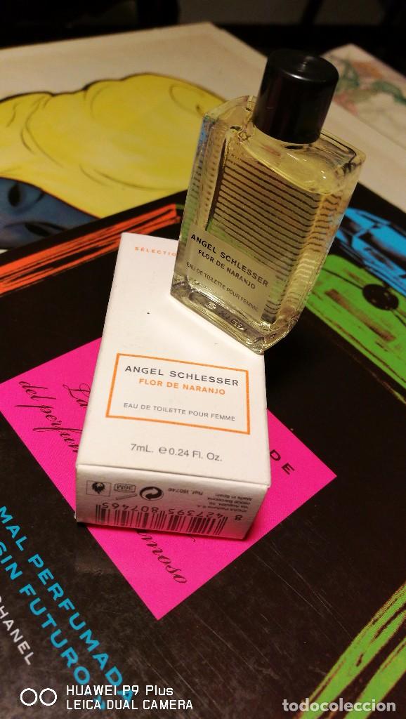 Miniaturas de perfumes antigos: ANGEL SCHLESSER, Miniatura FLOR DE NARANJO.