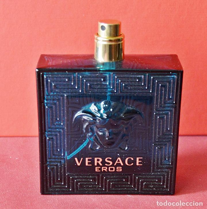 Miniaturas de perfumes antiguos: VERSACE EROS - FRASCO VACIO DE PERFUME - BOTELLA VAPORIZADOR SIN TAPON - 100 ML