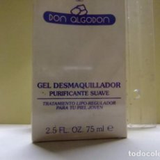 Miniaturas de perfumes antiguos: DON ALGODON GEL DESMAQUILLADOR VINTAGE . Lote 77918021