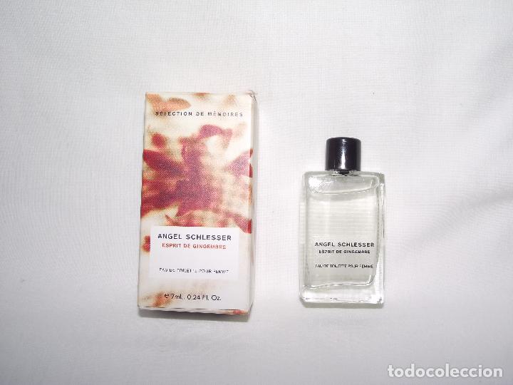 Miniaturas de perfumes antigos: MINIATURA DE ESPRIT DE GINGEMBRE. ANGEL SCHLESSER. EAU DE TOILETTE POR FEMME (LLENA)