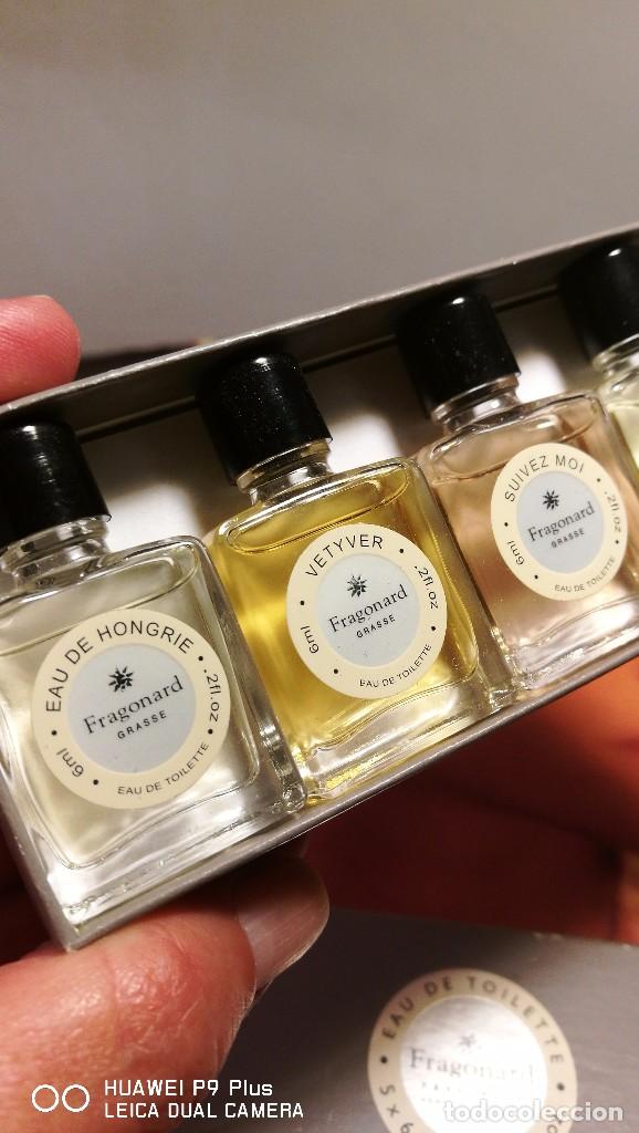 Miniaturas de perfumes antiguos: FRAGONARD, estuche con 5 MINIS. - Foto 3