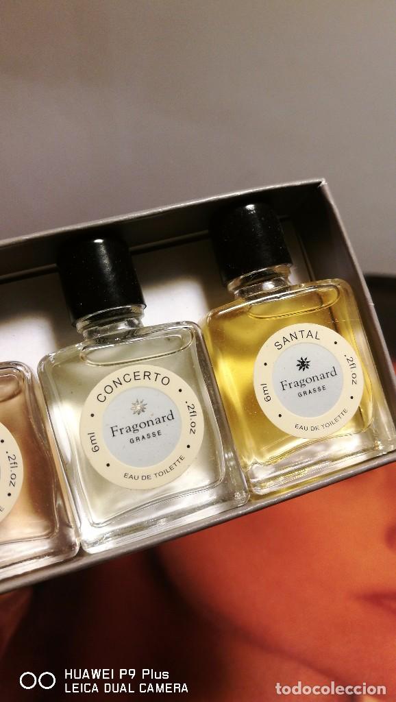 Miniaturas de perfumes antiguos: FRAGONARD, estuche con 5 MINIS. - Foto 4