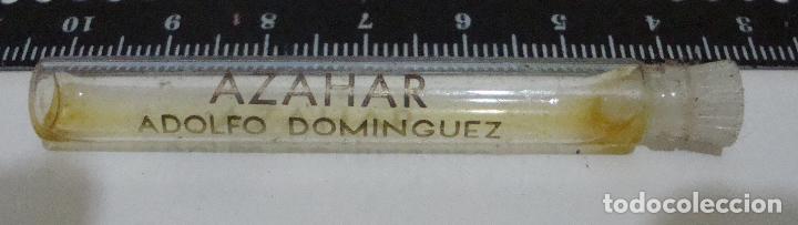 Miniaturas de perfumes antigos: (TC-17) VIAL AZAHAR ADOLFO DOMINGUEZ COLONIA PERFUME