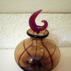 Miniaturas de perfumes antiguos: PERFUMERO DE CRISTAL DE MURANO #6 ( ORBIS FABBRI - RBA )
