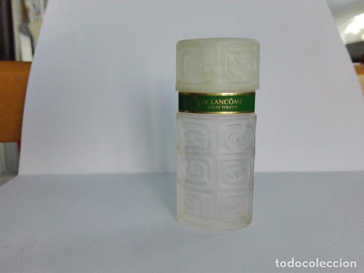 Miniaturen von alten Parf&uuml;men: Frasco colonia - O DE LANCOME -altura 6,5 cm - VACIO