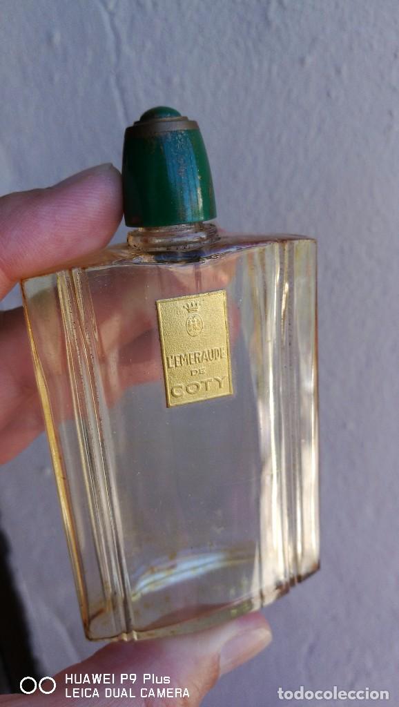 Miniaturas de perfumes antiguos: Antiguo COTY, EMERAUD con CAJA. - Foto 4