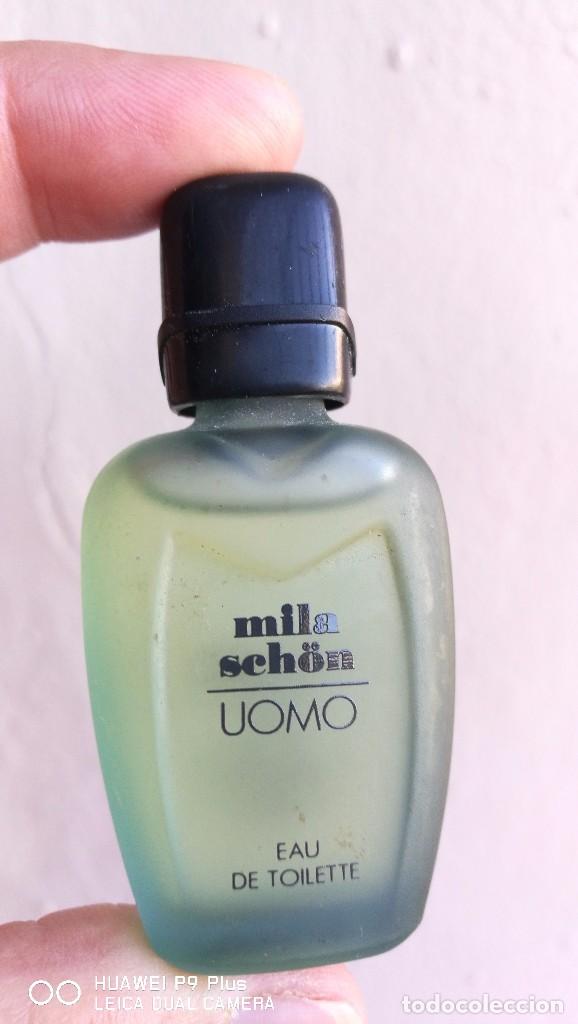 Miniaturas de perfumes antigos: Miniatura, Eau de toilette masculina MILA SCH&Ouml;N.