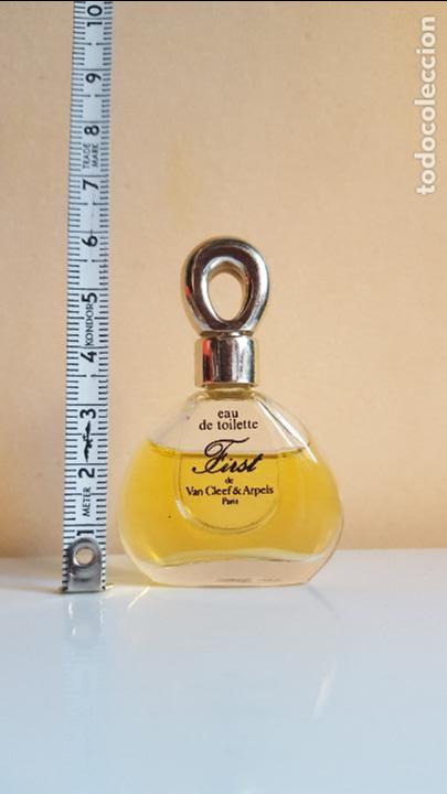 Miniaturas de perfumes antigos: MINIATURA EAU DE TOILETTE FIRST DE VAN CLEEF ARPELS PARIS 5 ML