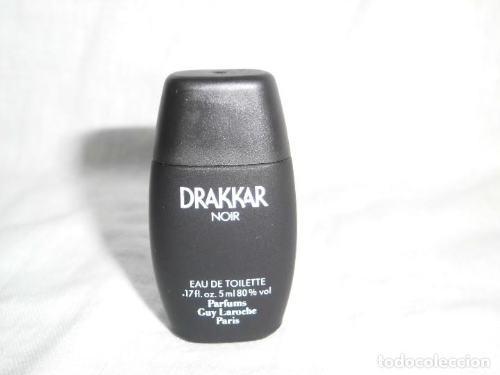 Miniaturas de perfumes antiguos: MINIATURA DE PERFUME DRAKKAR NOIR - Foto 1