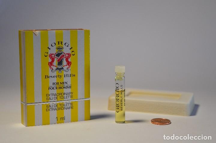 Miniature di profumi antiche: MINIATURA COLONIA PERFUME GIORGIO BEVERLY HILLS FOR MEN POUR HOMME EAU DE TOILETTE INCLUYE CAJA