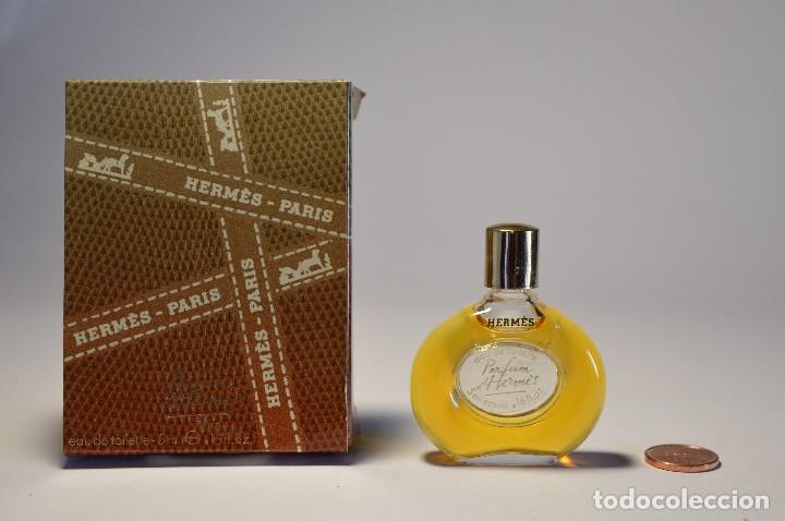 Miniature di profumi antiche: MINIATURA COLONIA PERFUME HERM&Egrave;S PARIS PARFUM EAU DE TOILETTE MADE IN FRANCE INCLUYE CAJA