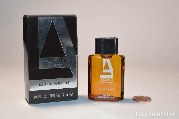&Eacute;chantillons de parfums anciens: MINIATURA COLONIA PERFUME AZZARO POUR HOMME EAU DE TOILETTE PARFUMS LORIS AZZARO PARIS INCLUYE CAJA