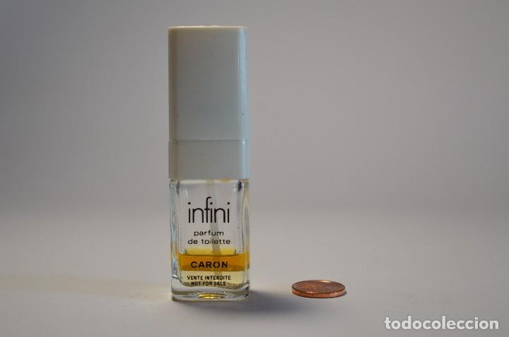 &Eacute;chantillons de parfums anciens: MINIATURA COLONIA PERFUME INFINI PARFUM DE TOILETTE CARON SIN CAJA PEQUE&Ntilde;O FRASCO PIEZA COLECCI&Oacute;N