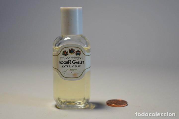 &Eacute;chantillons de parfums anciens: MINIATURA COLONIA PERFUME EAU DE COLOGNE ROGER GALLET EXTRA VIEILLE SIN CAJA PIEZA COLECCIONISMO