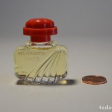 Miniaturas de perfumes antiguos: MINIATURA COLONIA PERFUME EAU DE TOILETTE VIA CONDOTTI LANCETTI PEQUEÑO FRASCO PIEZA COLECCIONISMO. Lote 91453300
