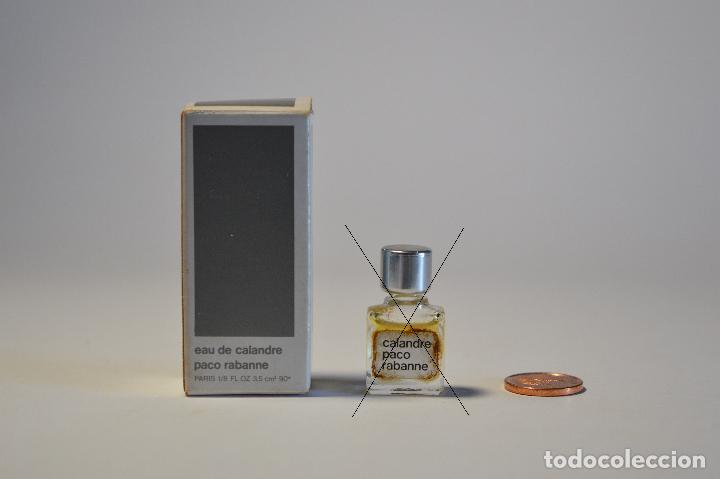 Miniature di profumi antiche: MINIATURA COLONIA PERFUME EAU DE TOILETTE PACO RABANNE PARIS INCLUYE CAJA PIEZA COLECCIONISMO