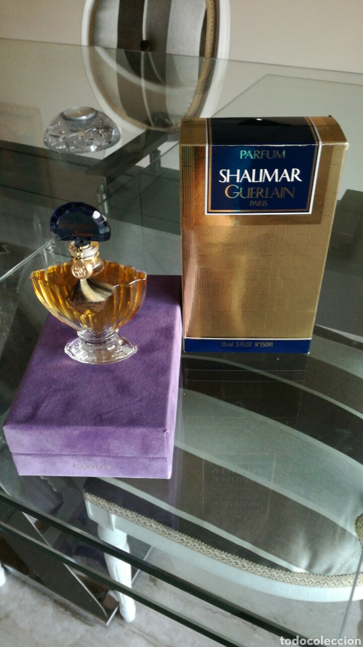 Miniaturas de perfumes antiguos: Parfum shalimar de guerlain comprada en paris en 1982 - Foto 1