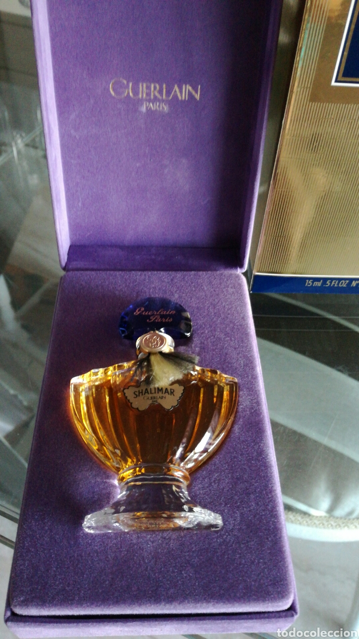 Miniaturas de perfumes antiguos: Parfum shalimar de guerlain comprada en paris en 1982 - Foto 3