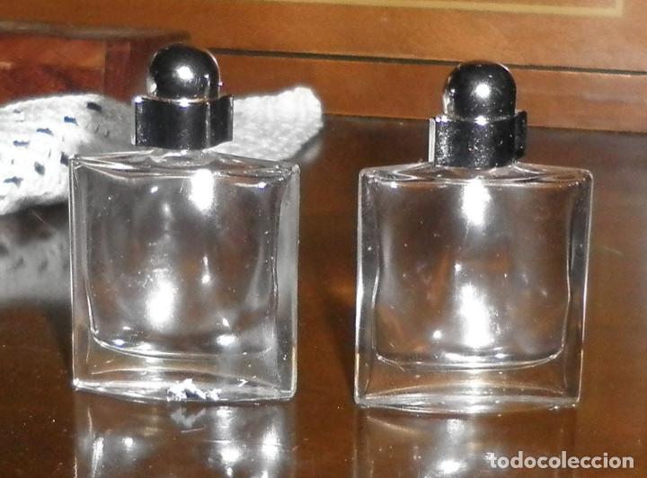 dos mini botellas de cristal para perfume vacia - Compra venta en