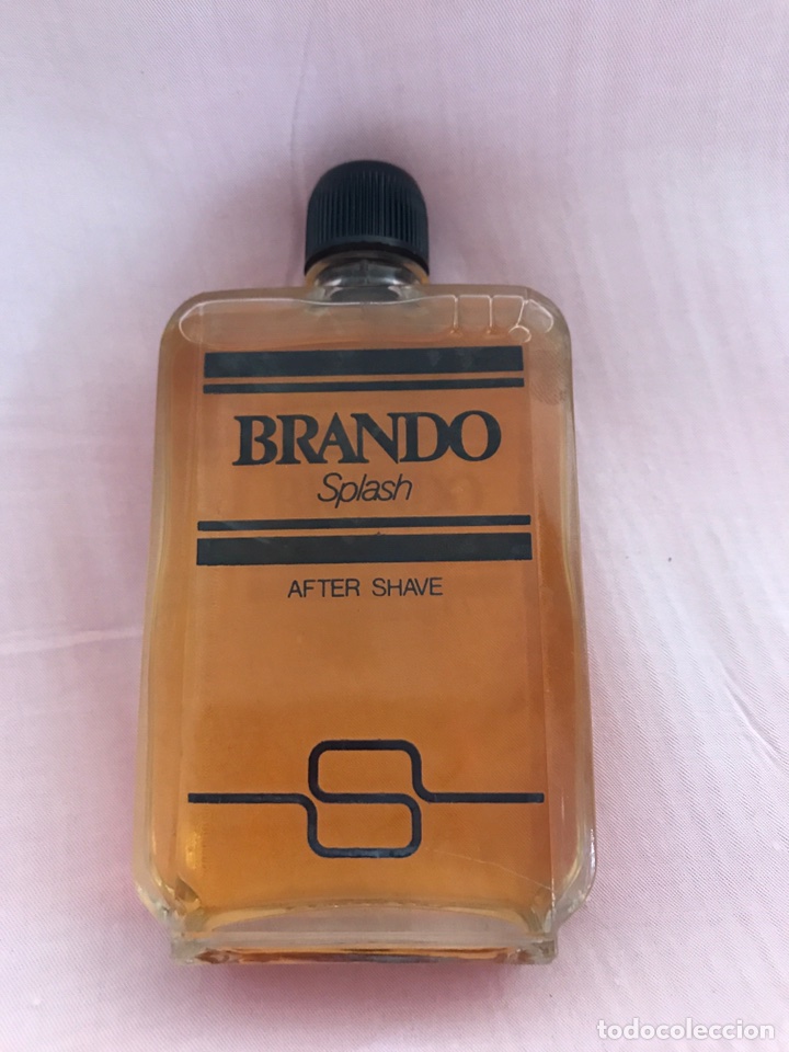 Miniaturas de perfumes antigos: Brando splash after save lleno de parera