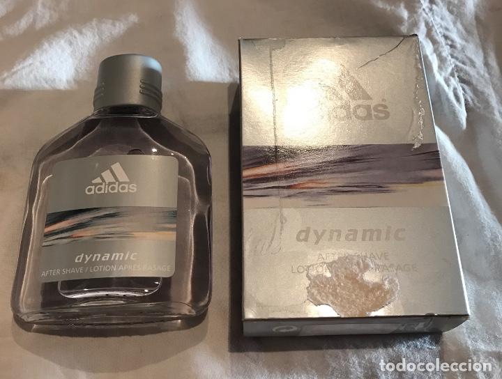 Miniaturas de perfumes antigos: C 65 Adidas dynamic after shave de Coty Par&iacute;s New York 100 ml caja y frasco original completo
