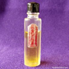 Miniaturas de perfumes antiguos: ANTIGUO FRASCO MINIATURA DE PERFUME FLOREMPO. HIJO DE ANTERO ESTIBALEZ. VITORIA. AÑOS 20 - 30. RARO.. Lote 96700199